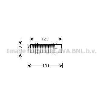 Filtre déshydratant, climatisation AVA QUALITY COOLING CND224