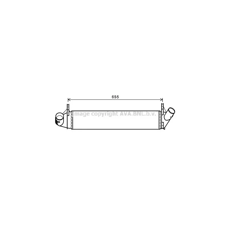 Intercooler, échangeur AVA QUALITY COOLING DAA4006