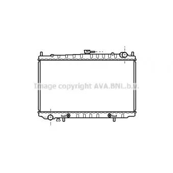 Radiateur, refroidissement du moteur AVA QUALITY COOLING DN2153