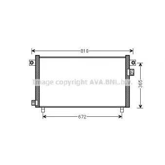 Condenseur, climatisation AVA QUALITY COOLING DN5330