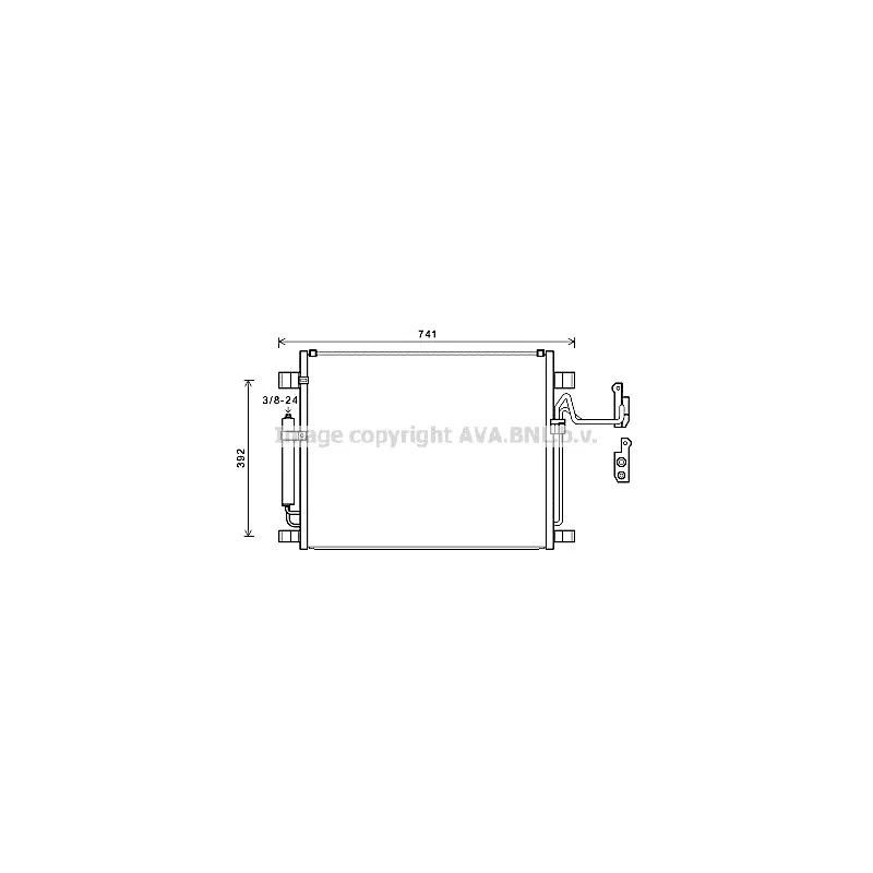 Condenseur, climatisation AVA QUALITY COOLING DN5398D