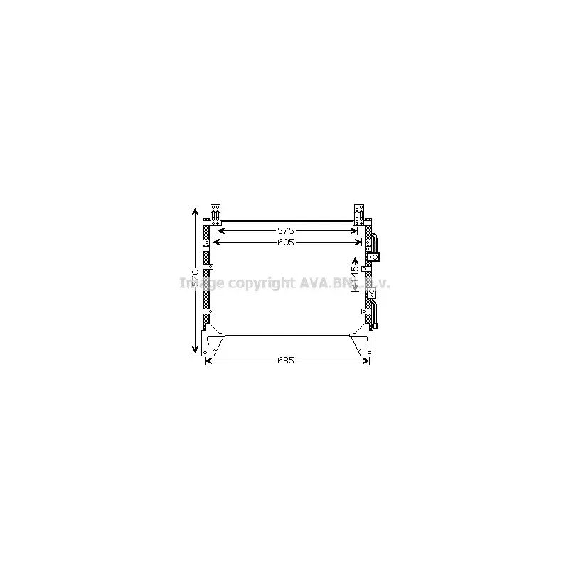 Condenseur, climatisation AVA QUALITY COOLING DW5083