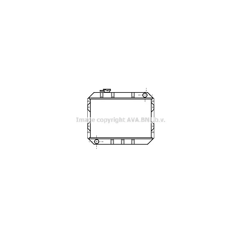 Radiateur, refroidissement du moteur AVA QUALITY COOLING FD2023