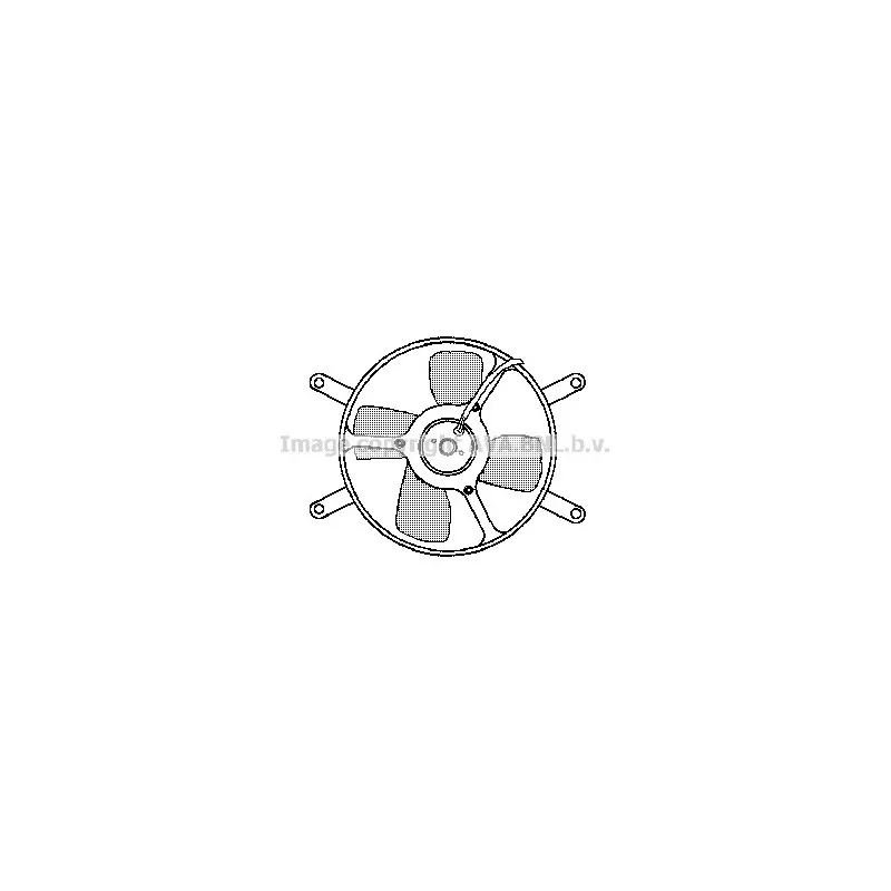 Ventilateur, refroidissement du moteur AVA QUALITY COOLING FT7548