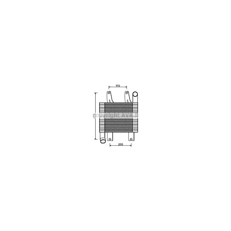 Intercooler, échangeur AVA QUALITY COOLING HY4229