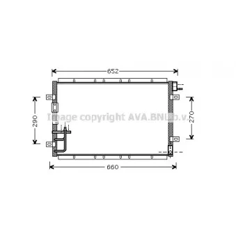 Condenseur, climatisation AVA QUALITY COOLING