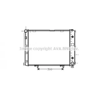 Radiateur, refroidissement du moteur AVA QUALITY COOLING MS2068