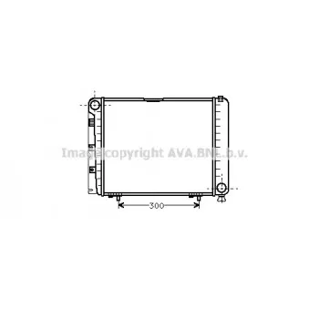 Radiateur, refroidissement du moteur AVA QUALITY COOLING MS2079