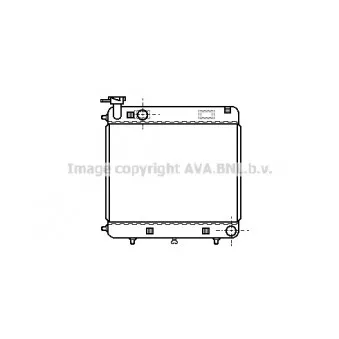 Radiateur, refroidissement du moteur AVA QUALITY COOLING MS2085