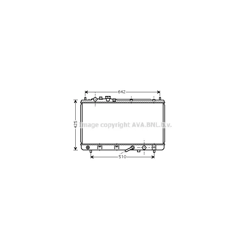 Radiateur, refroidissement du moteur AVA QUALITY COOLING MZ2167