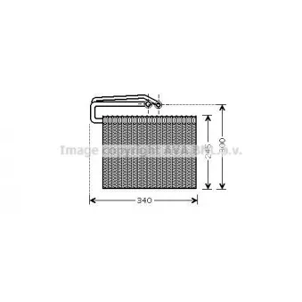 Evaporateur climatisation AVA QUALITY COOLING OLV399