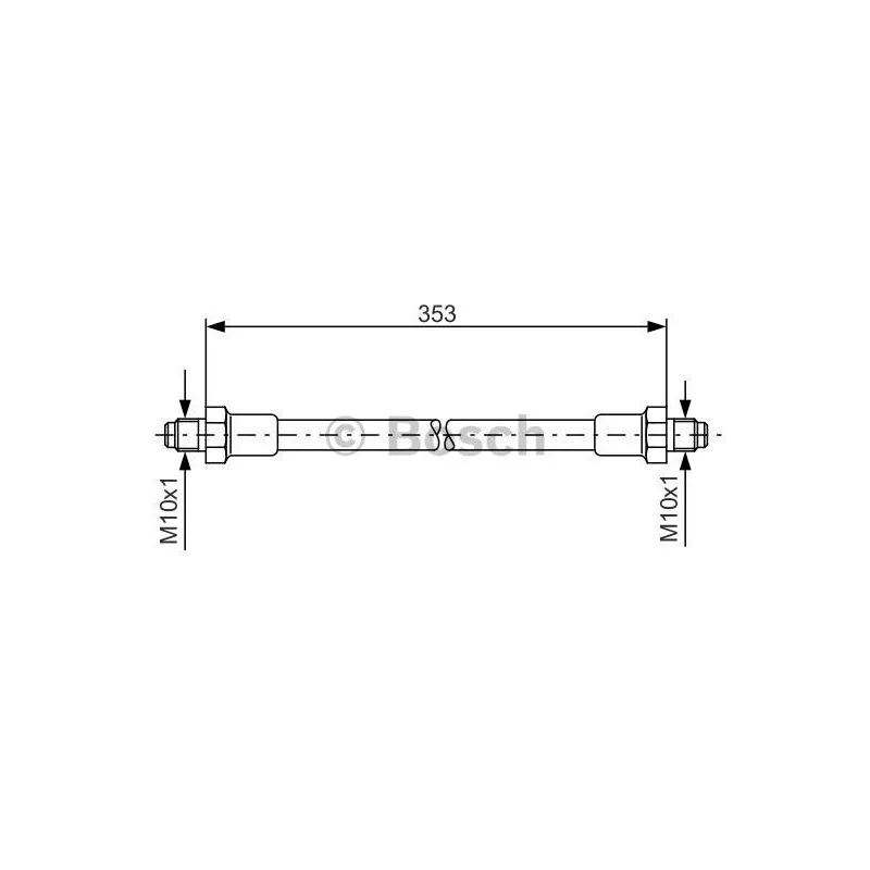 Flexible de frein BOSCH 1 987 476 352