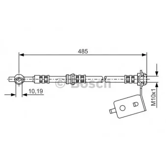 Flexible de frein BOSCH 1 987 476 367