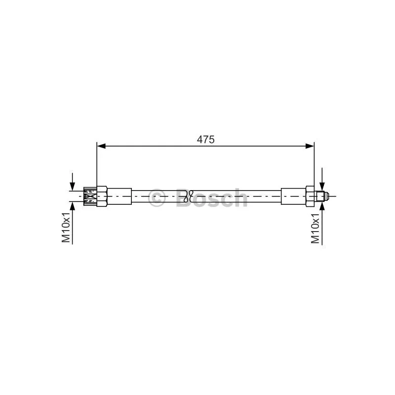 Flexible de frein BOSCH 1 987 476 391