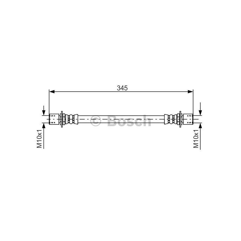 Flexible de frein BOSCH 1 987 476 497