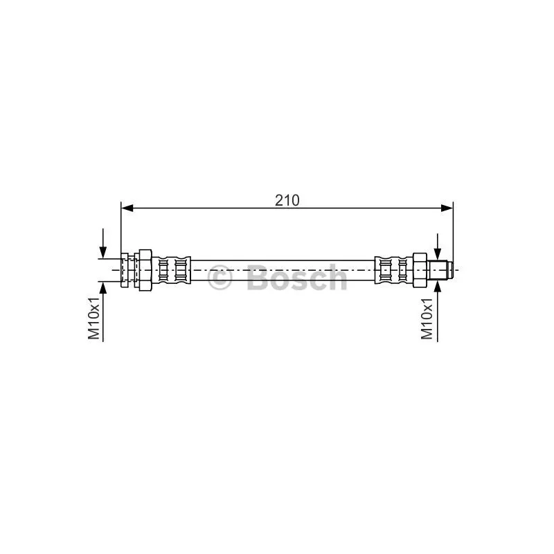 Flexible de frein BOSCH 1 987 476 502