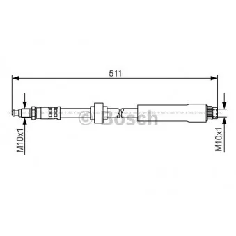 Flexible de frein BOSCH 1 987 476 531