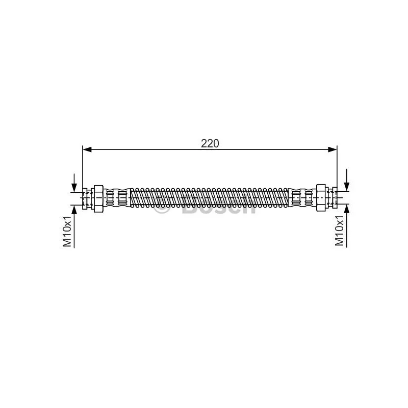 Flexible de frein BOSCH 1 987 476 560