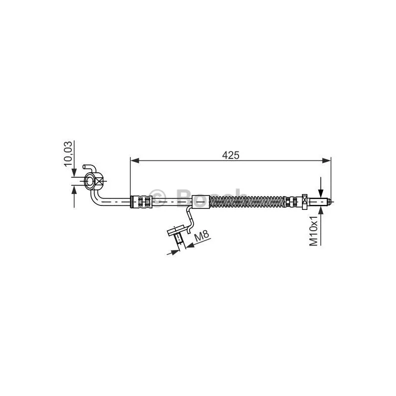 Flexible de frein BOSCH 1 987 476 566