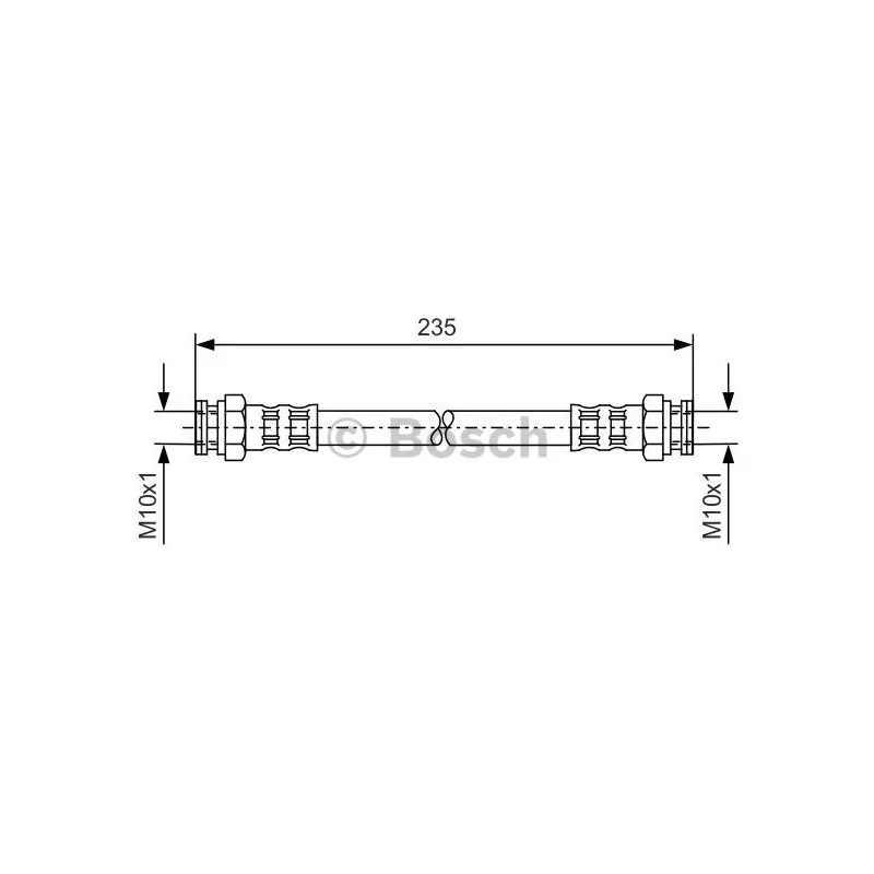 Flexible de frein BOSCH 1 987 476 647