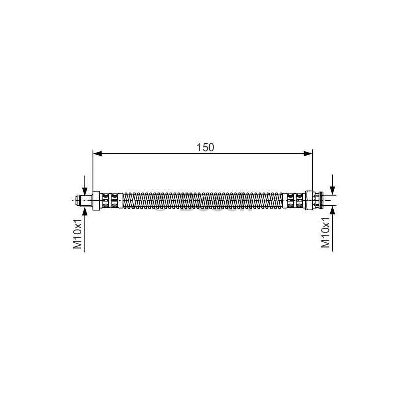 Flexible de frein BOSCH 1 987 476 677