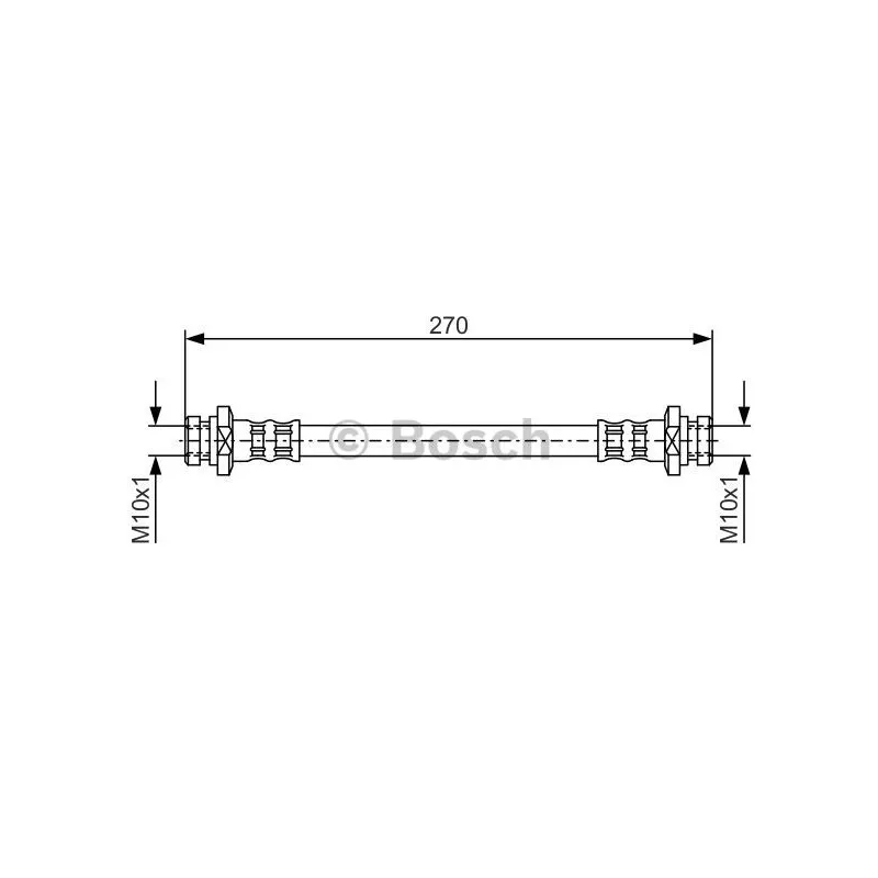 Flexible de frein BOSCH 1 987 476 737