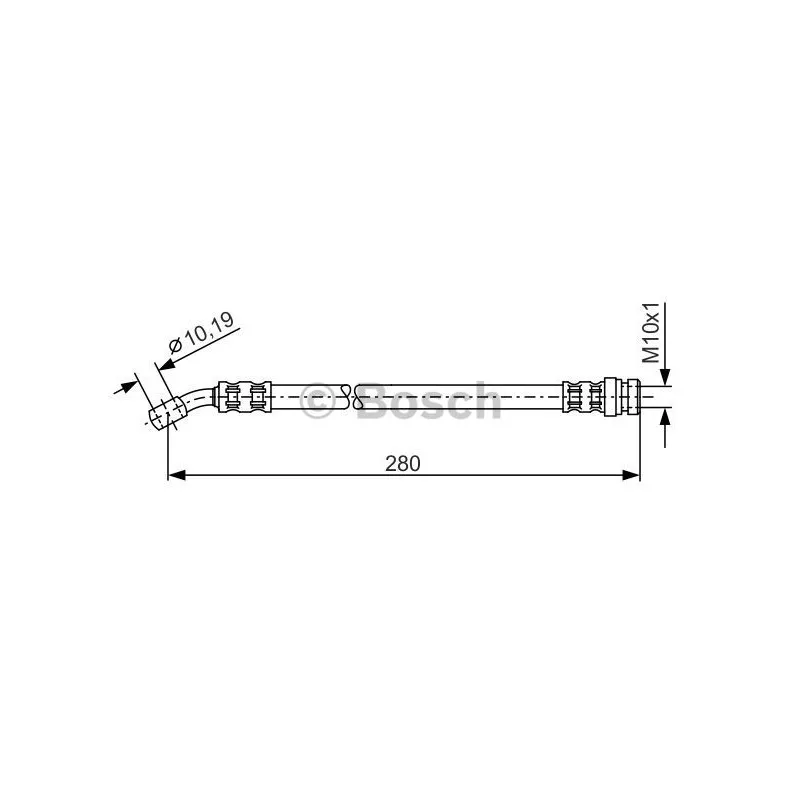 Flexible de frein BOSCH 1 987 476 772