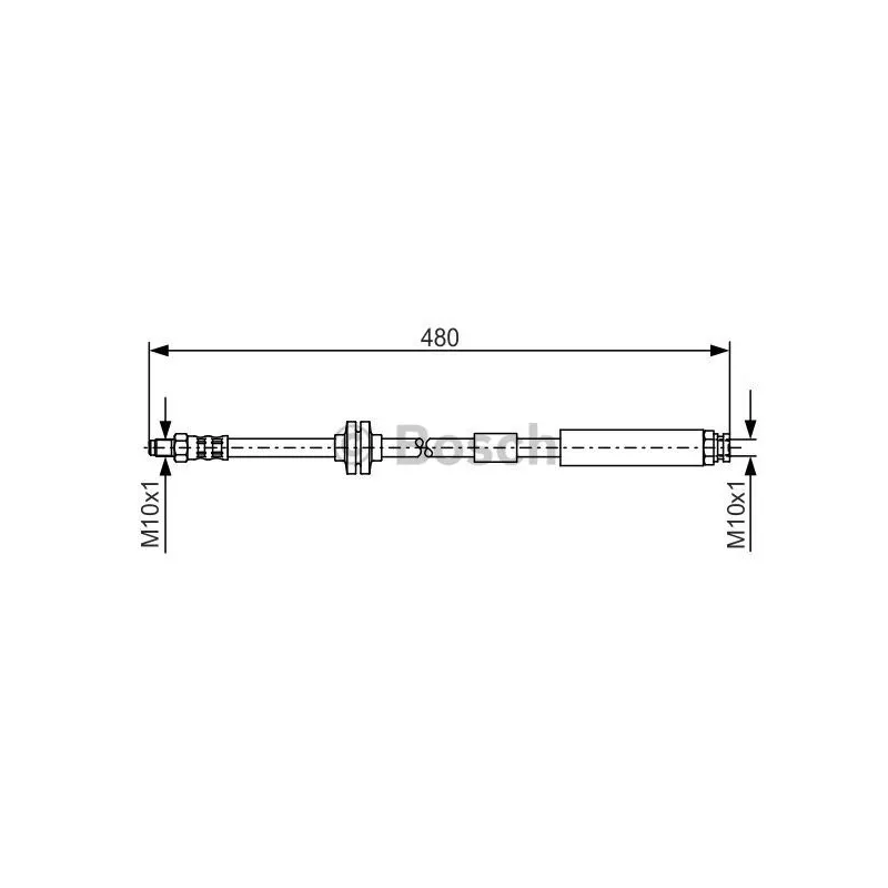 Flexible de frein BOSCH 1 987 476 824