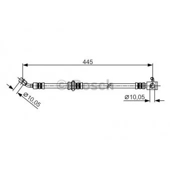 Flexible de frein BOSCH 1 987 481 263