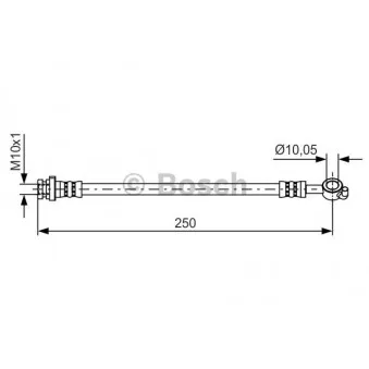 Flexible de frein BOSCH 1 987 481 435