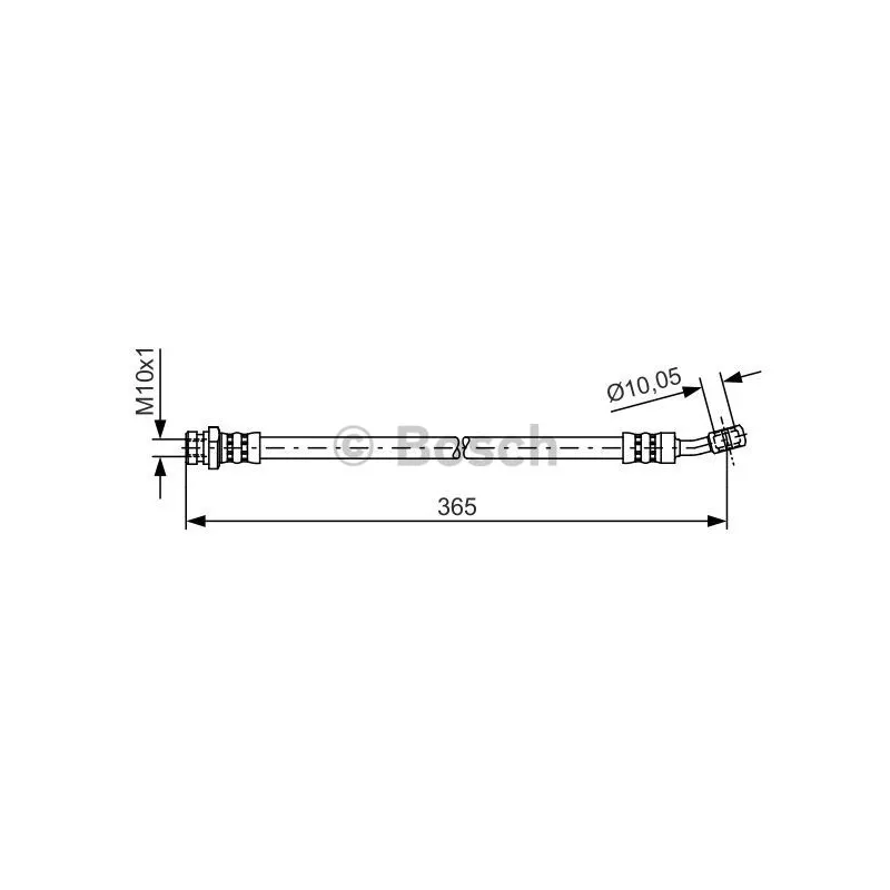 Flexible de frein BOSCH 1 987 481 456