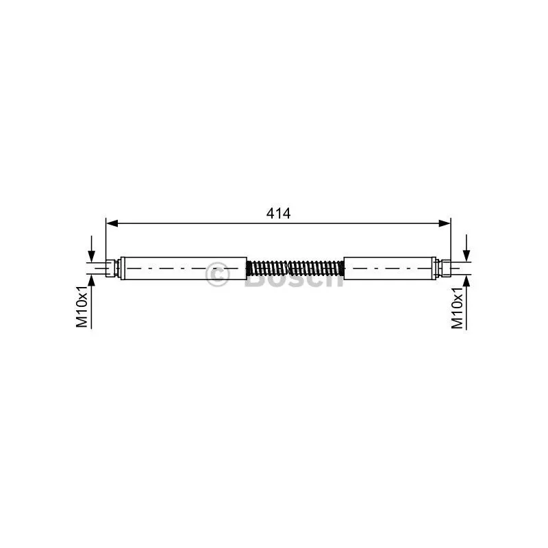 Flexible de frein BOSCH 1 987 481 646