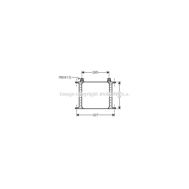 Radiateur d'huile AVA QUALITY COOLING RE3031