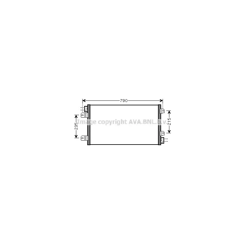 Condenseur, climatisation AVA QUALITY COOLING RTA5342