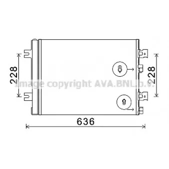 Condenseur, climatisation AVA QUALITY COOLING RTA5467D