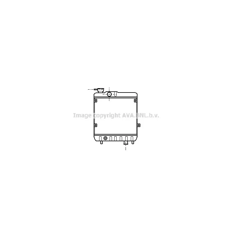 Radiateur, refroidissement du moteur AVA QUALITY COOLING STA2011