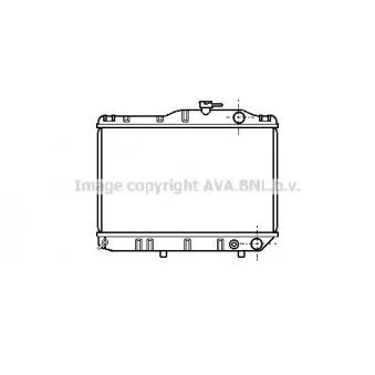 Radiateur, refroidissement du moteur AVA QUALITY COOLING TO2032
