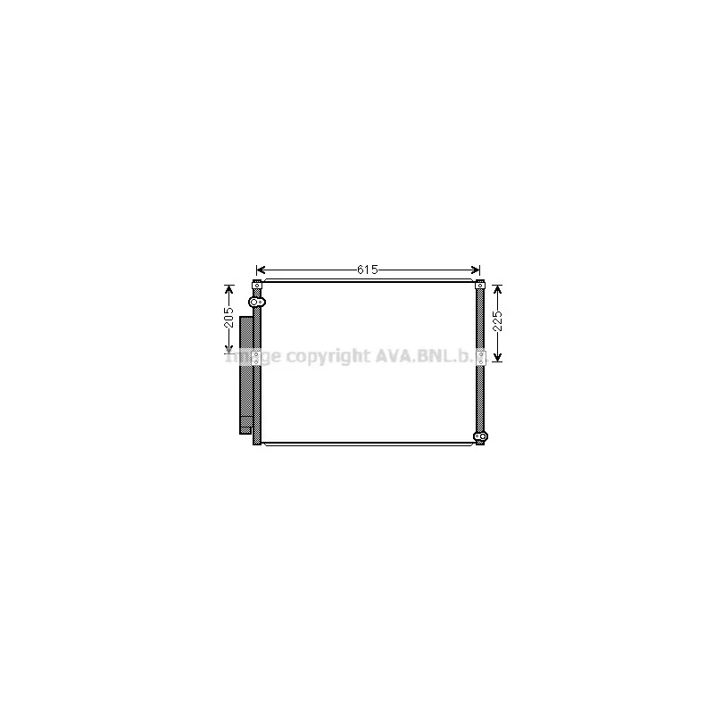 Condenseur, climatisation AVA QUALITY COOLING TO5640D