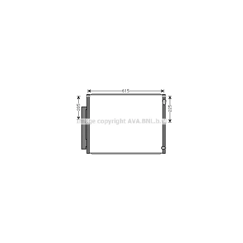 Condenseur, climatisation AVA QUALITY COOLING TOA5564D