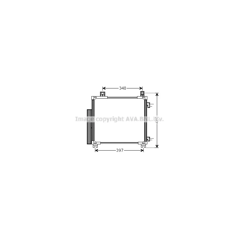 Condenseur, climatisation AVA QUALITY COOLING TOA5578D