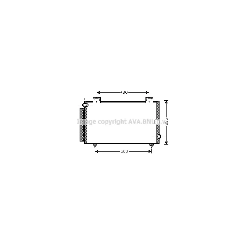 Condenseur, climatisation AVA QUALITY COOLING TOA5594D