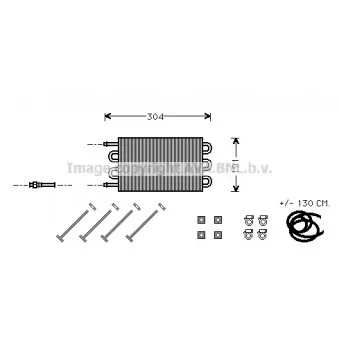 Radiateur d'huile AVA QUALITY COOLING UV3014