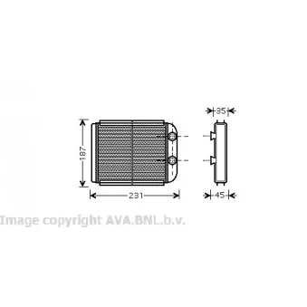 Système de chauffage AVA QUALITY COOLING VO6132