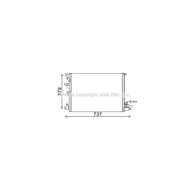 Condenseur, climatisation AVA QUALITY COOLING VOA5152D