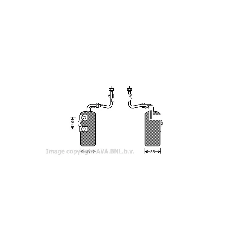 Filtre déshydratant, climatisation AVA QUALITY COOLING VOD126