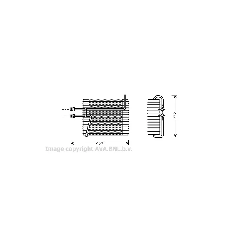 Evaporateur climatisation AVA QUALITY COOLING VOV026