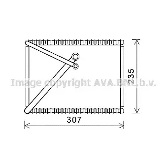 Evaporateur climatisation AVA QUALITY COOLING