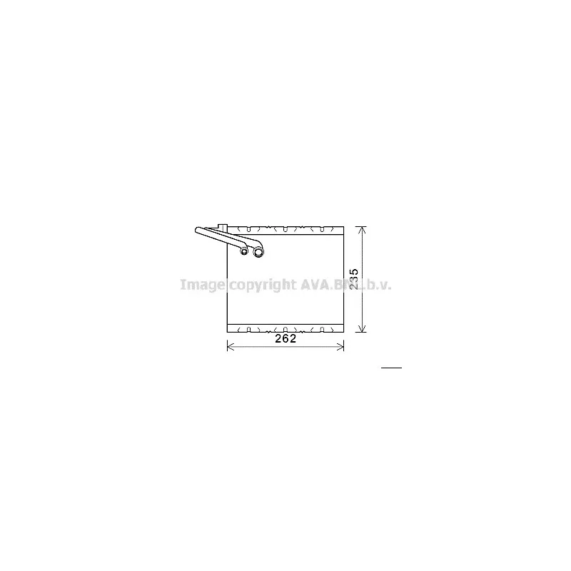 Evaporateur climatisation AVA QUALITY COOLING VOV157