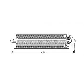 Radiateur d'huile de boîte automatique AVA QUALITY COOLING VW3218