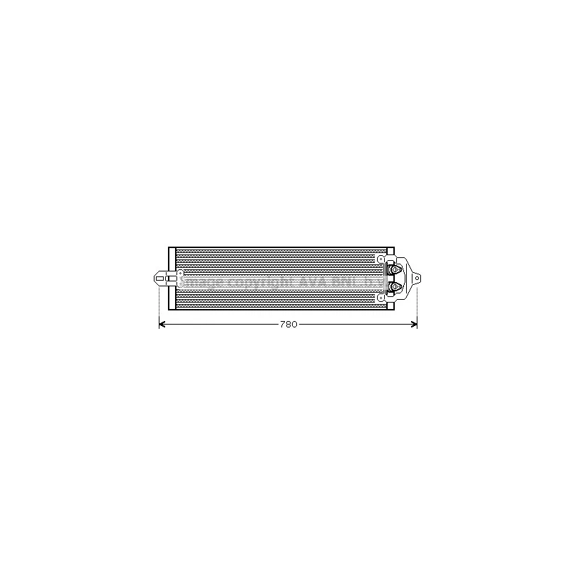 Radiateur d'huile de boîte automatique AVA QUALITY COOLING VW3218